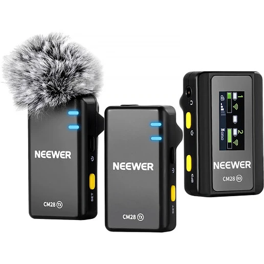 Micrófono Neewer CM28 en uso