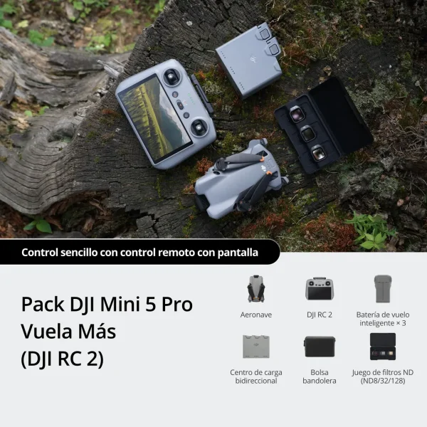 Drone DJI Mini 5 Pro en acción