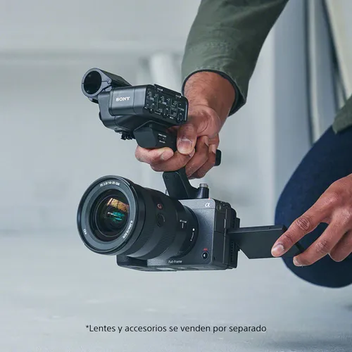 Cámara Sony FX3 en entorno de grabación
