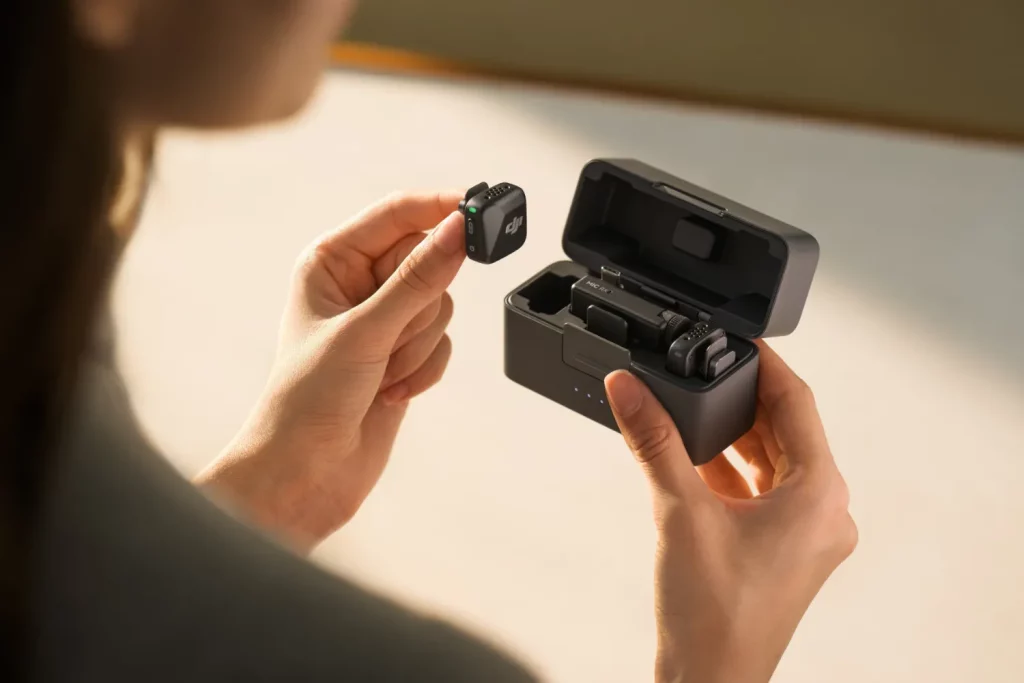 Uso del Micrófono DJI Mic Mini