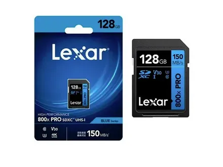 Tarjeta SD Lexar 128GB 800X Pro UHS-I