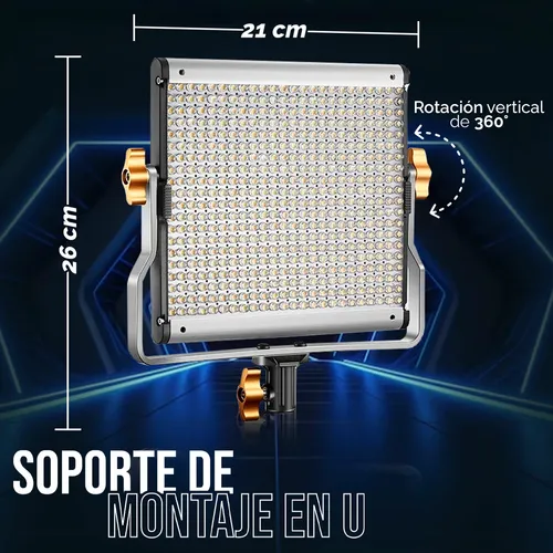 Panel LED Neewer NL480 Bi-Color frontal