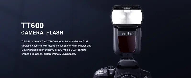 Flash Godox TT600 Manual Sistema Inalámbrico