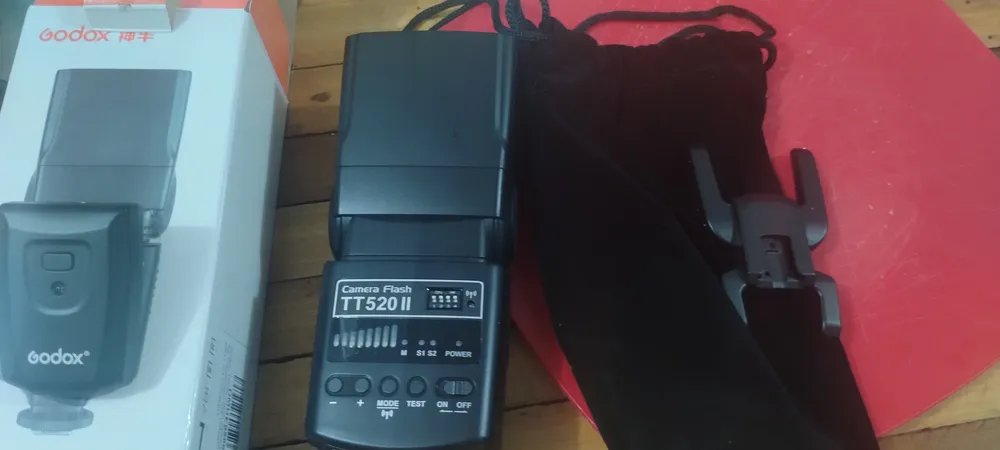 Uso del Flash Godox TT520 II