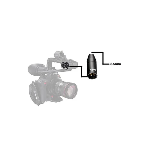 Adaptador de Audio Boya 35C-XLR de 3,5 mm a XLR