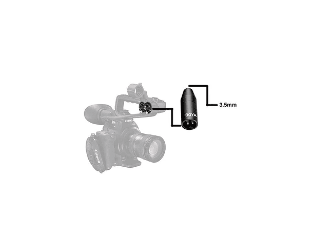 Adaptador de Audio Boya 35C-XLR de 3,5 mm a XLR