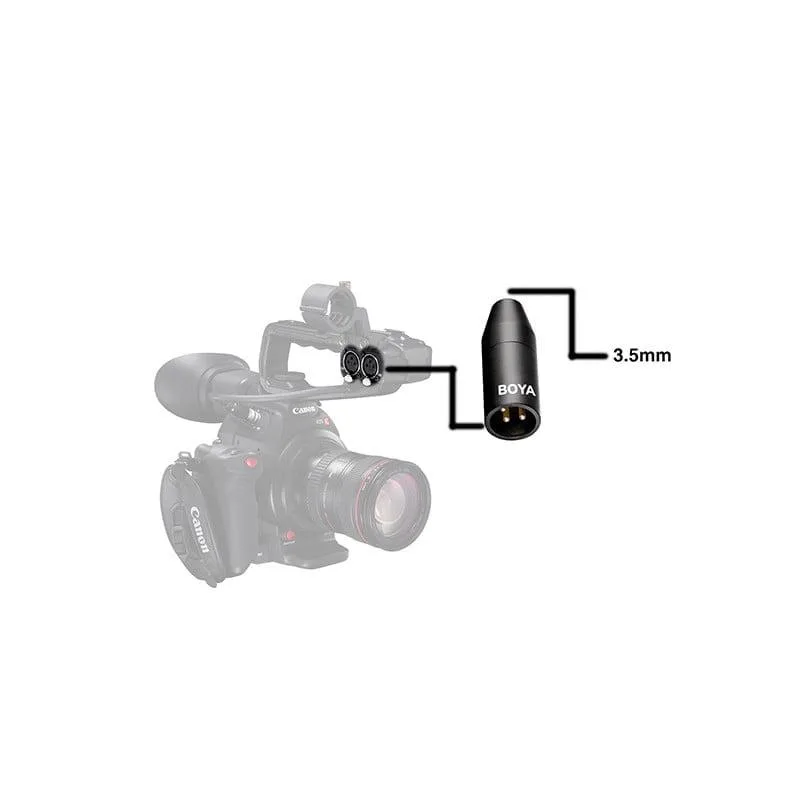 Adaptador de Audio Boya 35C-XLR de 3,5 mm a XLR 2