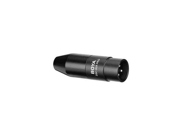 Adaptador de Audio Boya 35C-XLR PRO de 3,5 mm a XLR con Conversor de Energía