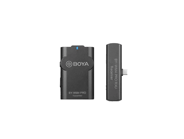 Micrófono Lavalier Inalámbrico Boya BY-WM4 Pro-K5 con Conector USB-C