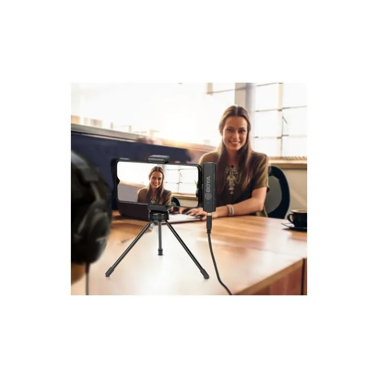 Micrófono Lavalier Inalámbrico Boya BY-WM4 Pro-K5 con Conector USB-C 2