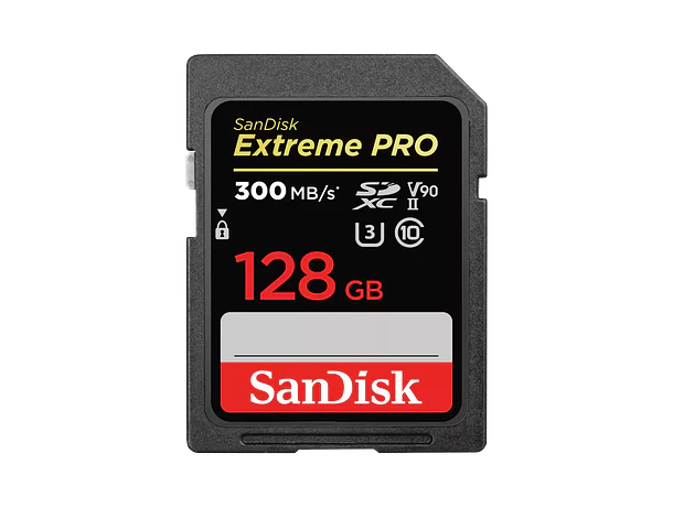 Tarjeta de Memoria SanDisk SDXC Extreme Pro 128GB UHS-II