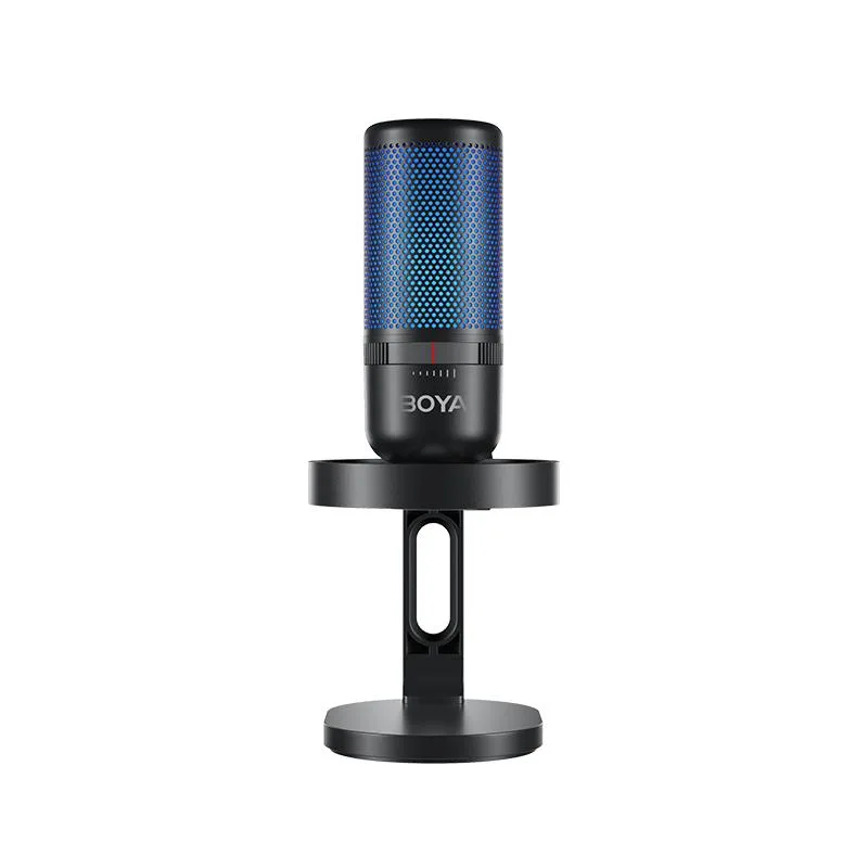 Micrófono USB Condensador Boya K3-Mic con Iluminación RGB 3