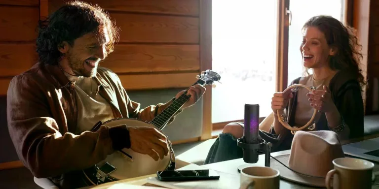 Micrófono USB Condensador Boya K3-Mic con Iluminación RGB 7