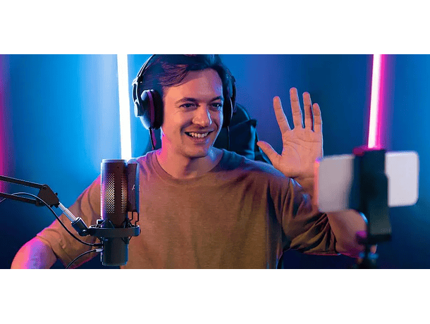 Micrófono USB Condensador Boya K3-Mic con Iluminación RGB