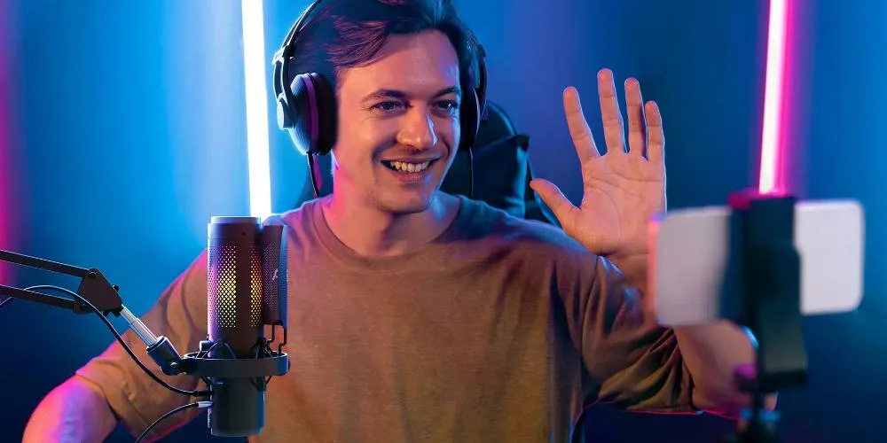 Micrófono USB Condensador Boya K3-Mic con Iluminación RGB 2