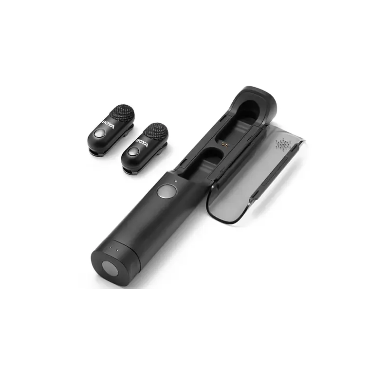 Micrófono Lavalier Inalámbrico Mini Boya Magic 02 con IA y Conectores USB-C y Lightning 3