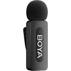 Micrófono Lavalier Inalámbrico Doble Boya BY-V3 Combo con Conectores USB-C y Lightning 6