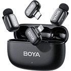 Sistema de Micrófono Inalámbrico Doble Boya BOYAMINI 2-01 para 2 Personas con Conectores Lightning y USB-C  1