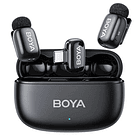 Sistema de Micrófono Inalámbrico Doble Boya BOYAMINI 2-01 para 2 Personas con Conectores Lightning y USB-C  4