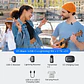 Sistema de Micrófono Inalámbrico Doble Boya BOYAMINI 2-01 para 2 Personas con Conectores Lightning y USB-C (Lunar Silver) - Miniatura 3