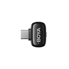 Micrófono Lavalier Inalámbrico Doble Boya BOYAMINI 2-02 con Conector USB-C (Negro Mate) 4