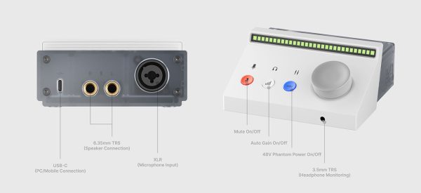 Interfaz de Audio y Mezcladora Boya Caster X1 con Conexión USB-C 9