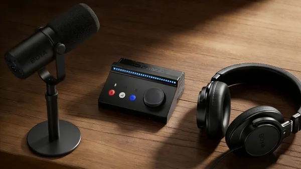 Interfaz de Audio y Mezcladora Boya Caster X1 con Conexión USB-C 3