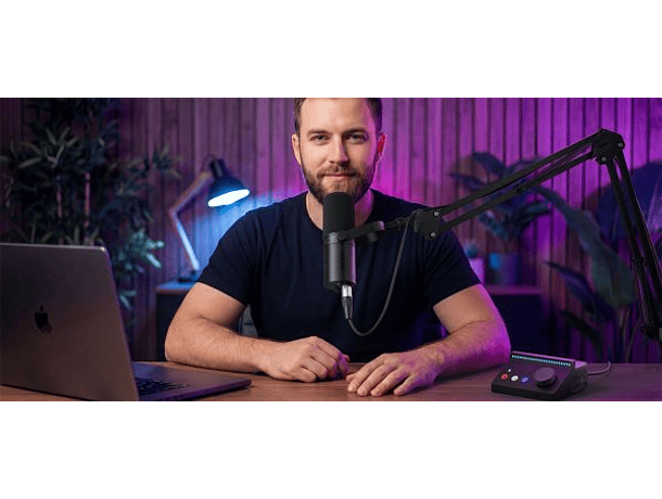 Interfaz de Audio y Mezcladora Boya Caster X1 con Conexión USB-C