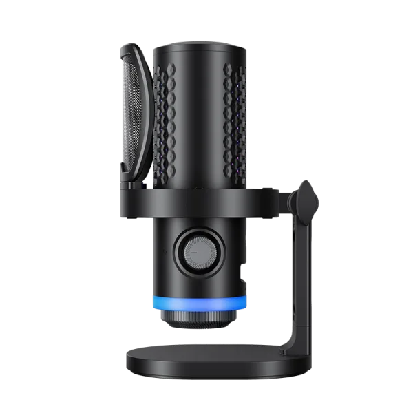 Micrófono de Escritorio Boya CastMic G40 con Iluminación RGB, Cancelación de Ruido y Conexión USB 5