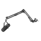 Micrófono Dinámico Híbrido Boya CastMic P60B con Brazo de Escritorio 1