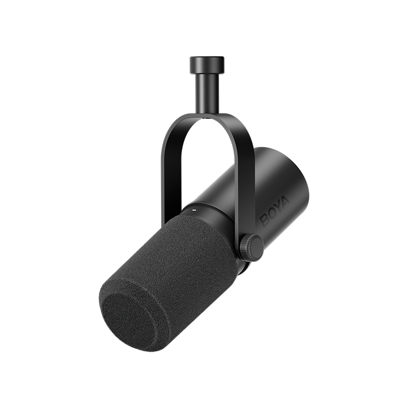 Micrófono Dinámico Híbrido Boya CastMic P60B con Brazo de Escritorio 7
