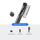 Micrófono Multifunción Boya Magic 01 Doble (Escritorio y Lavalier) con USB-C, Lightning y Trípode 9