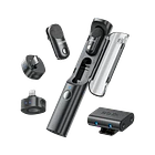 Micrófono Multifunción Boya Magic 01 Doble (Escritorio y Lavalier) con USB-C, Lightning y Trípode 1