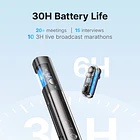 Micrófono Multifunción Boya Magic 01 Doble (Escritorio y Lavalier) con USB-C, Lightning y Trípode 4