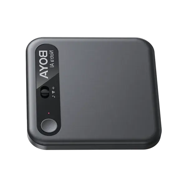 Asistente IA para Notas y Grabadora de Llamadas Bluetooth Boya Notra 4