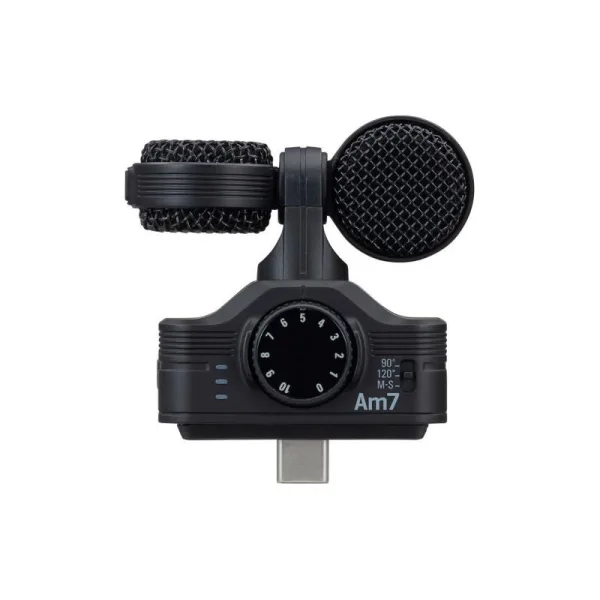 Micrófono Estéreo Mid-Side para Dispositivos Android con Conector USB-C Zoom Am7 7