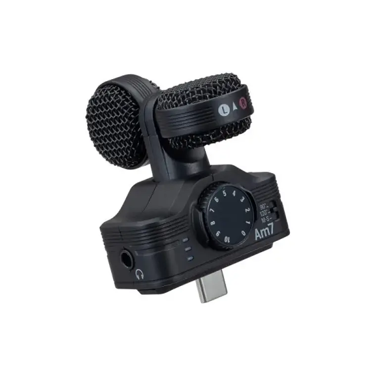 Micrófono Estéreo Mid-Side para Dispositivos Android con Conector USB-C Zoom Am7 1