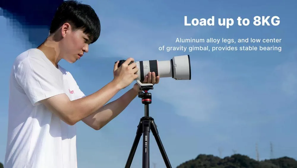 Trípode Liviano y Estable para Viajes Ulanzi Ombra MT-55 3