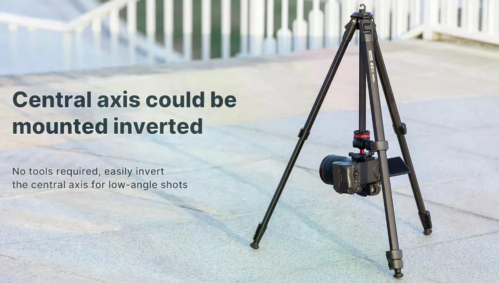 Trípode Liviano y Estable para Viajes Ulanzi Ombra MT-55 6