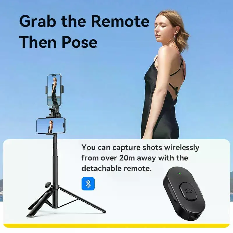 Trípode y Barra Selfie con Control Remoto Bluetooth Ulanzi MT-70 6