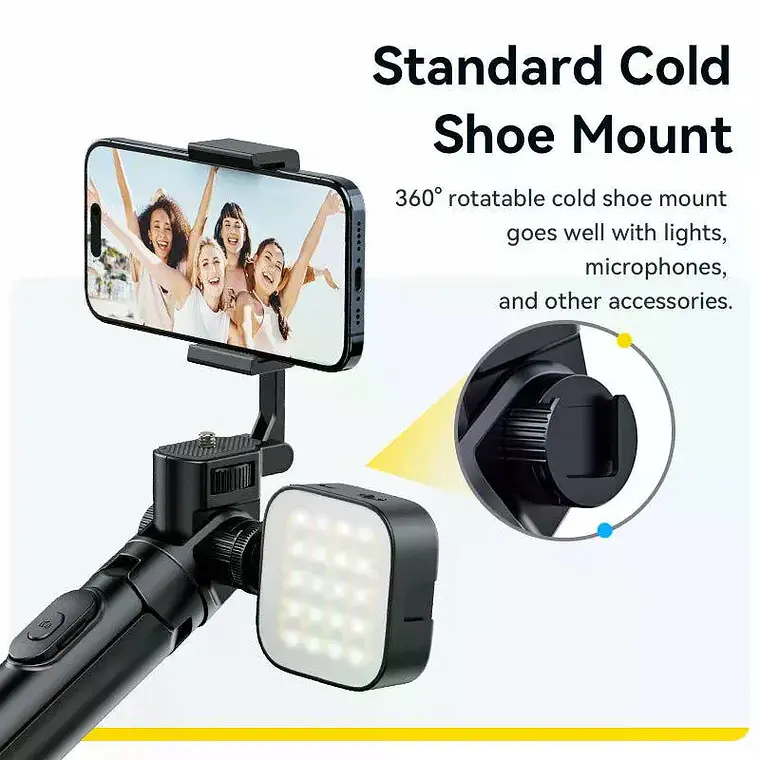 Trípode y Barra Selfie con Control Remoto Bluetooth Ulanzi MT-70 4