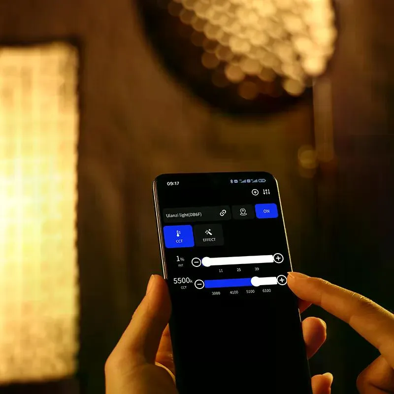 LED RGB con Adaptador de Corriente Ulanzi VL-120C P003 2