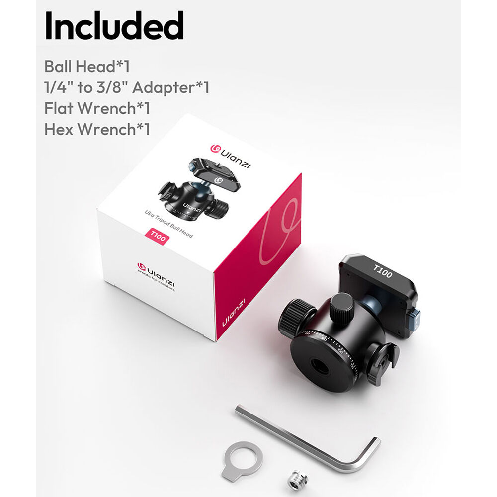 Cabezal de Bola con Liberación Rápida Ulanzi T100 UKA C062 9