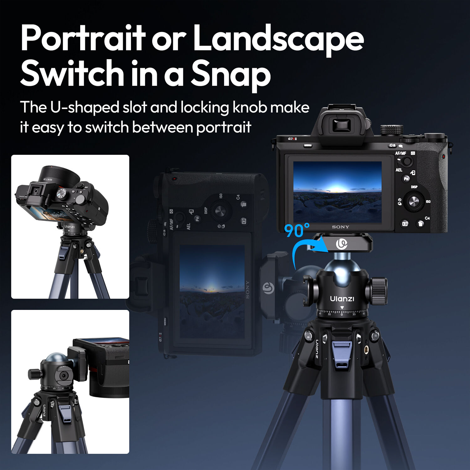 Cabezal de Bola con Liberación Rápida Ulanzi T100 UKA C062 4