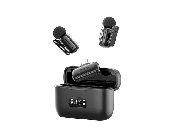Mini Micrófono Lavalier Doble USB-C Negro Ulanzi A200 A046