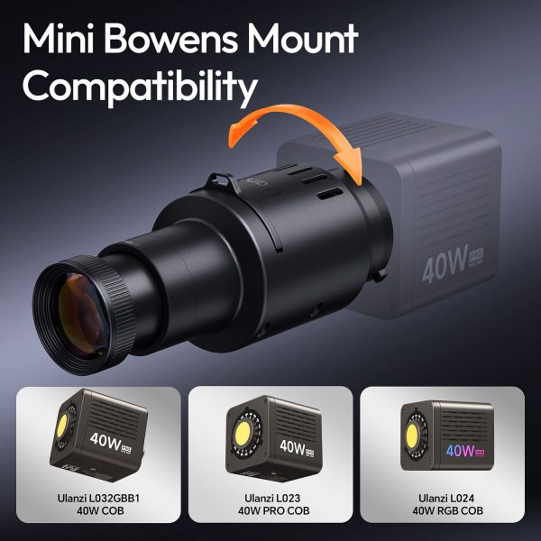 Optical Snoot con Montura Mini Bowens Ulanzi LAS007 L077 3