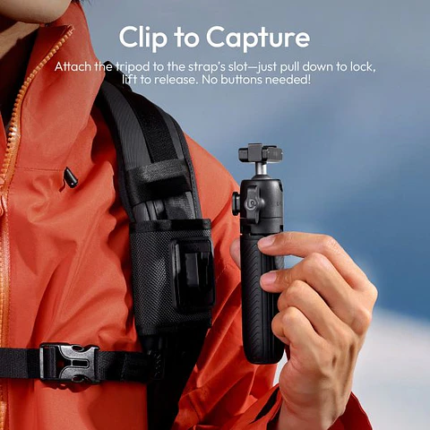 Trípode con Acople Rápido para DJI Action Ulanzi MT66 ClipMate S041