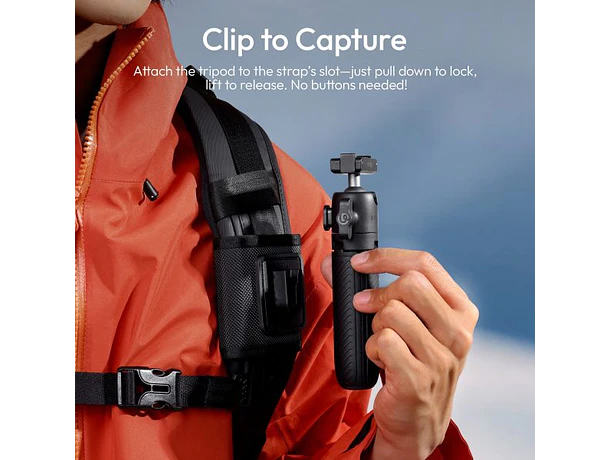 Trípode con Acople Rápido para DJI Action Ulanzi MT66 ClipMate S041