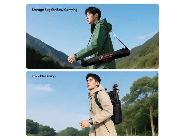 Trípode Auto-Open de 2,1 m de Altura Ulanzi MT-80 T171A