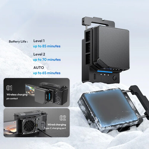 Enfriador Termostático de Cámaras con Batería Ulanzi CU01 Semiconductor C045 10